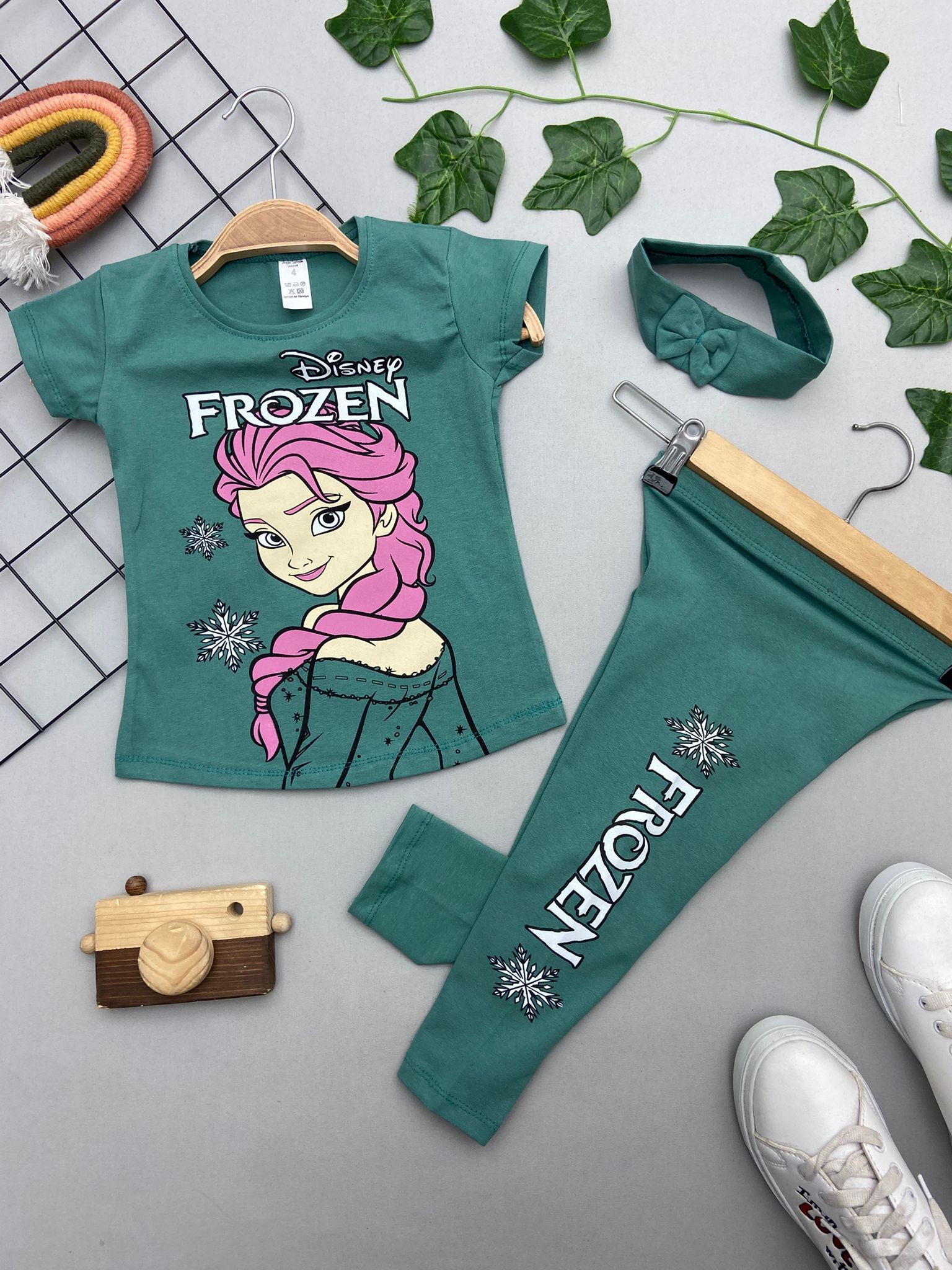FROZEN BASKILI KIZ COCUK TAKIM