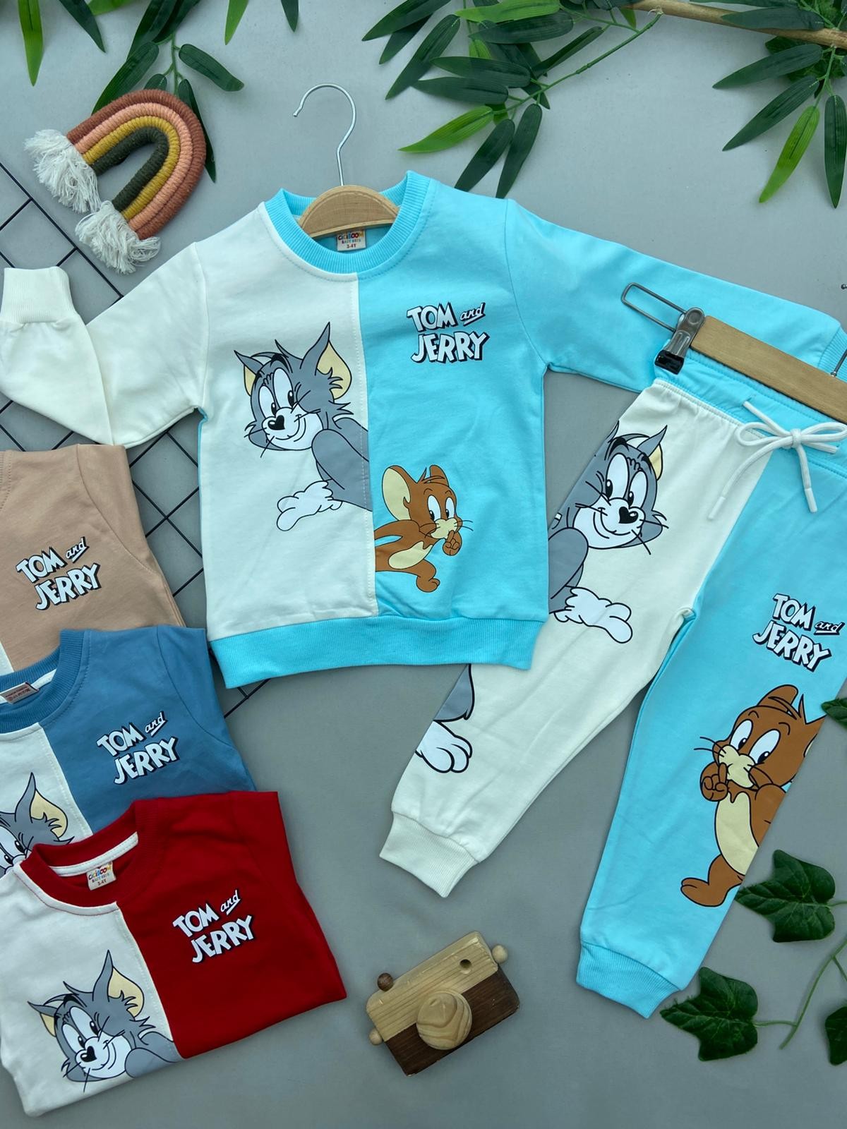 TOM AND JERRY BASKILI ERKEK COCUK TAKIM