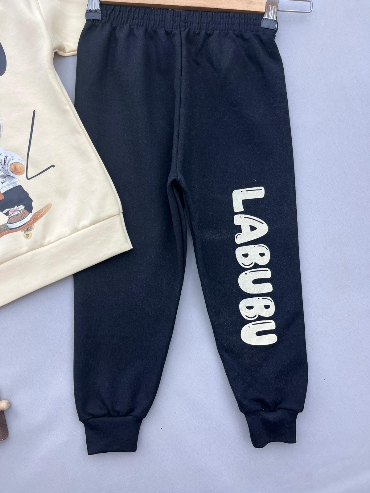 LABUBU BASKILI ERKEK COCUK TAKIM