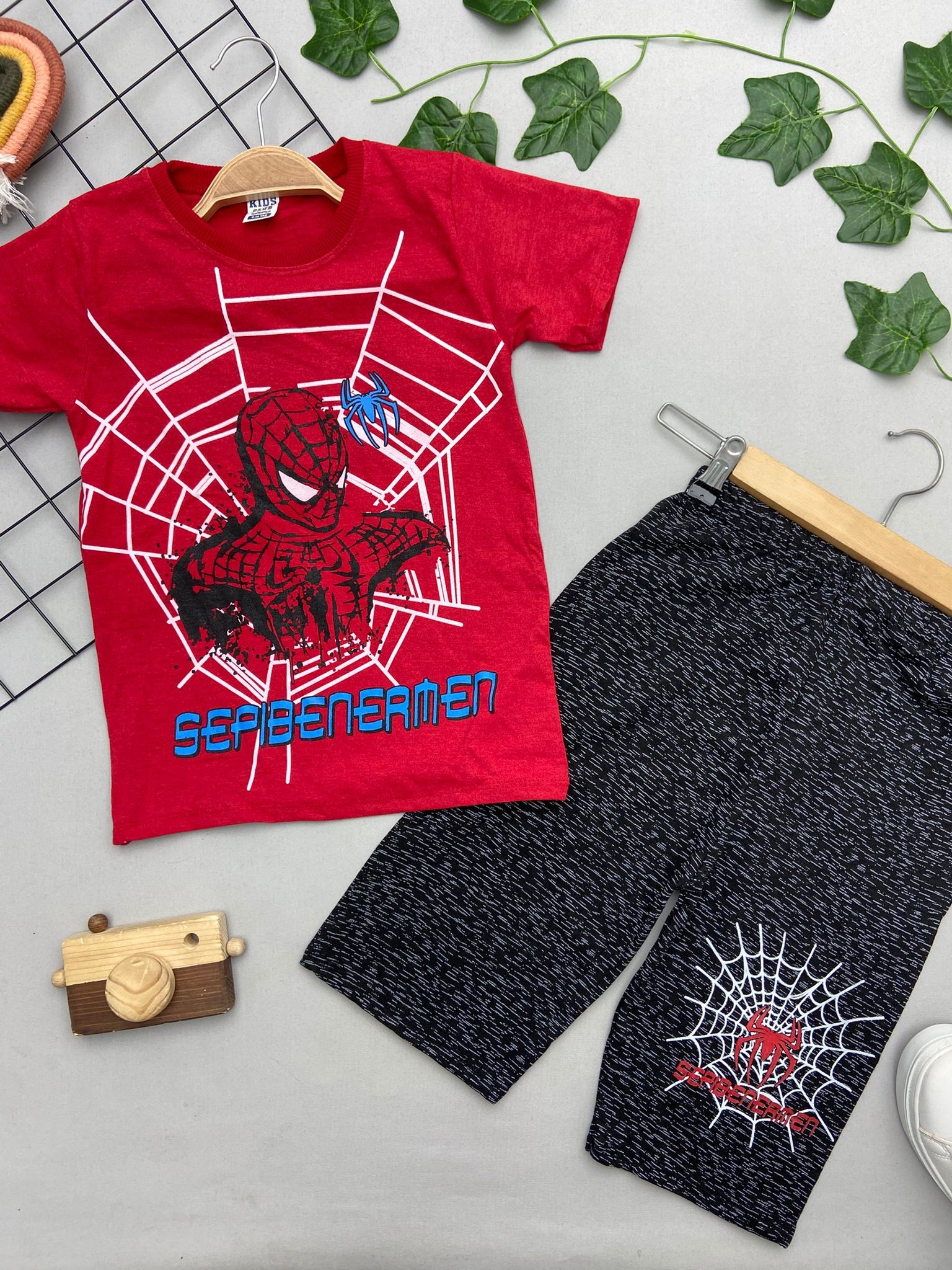 SPIDERMAN BASKILI ERKEK ÇOCUK TAKIM