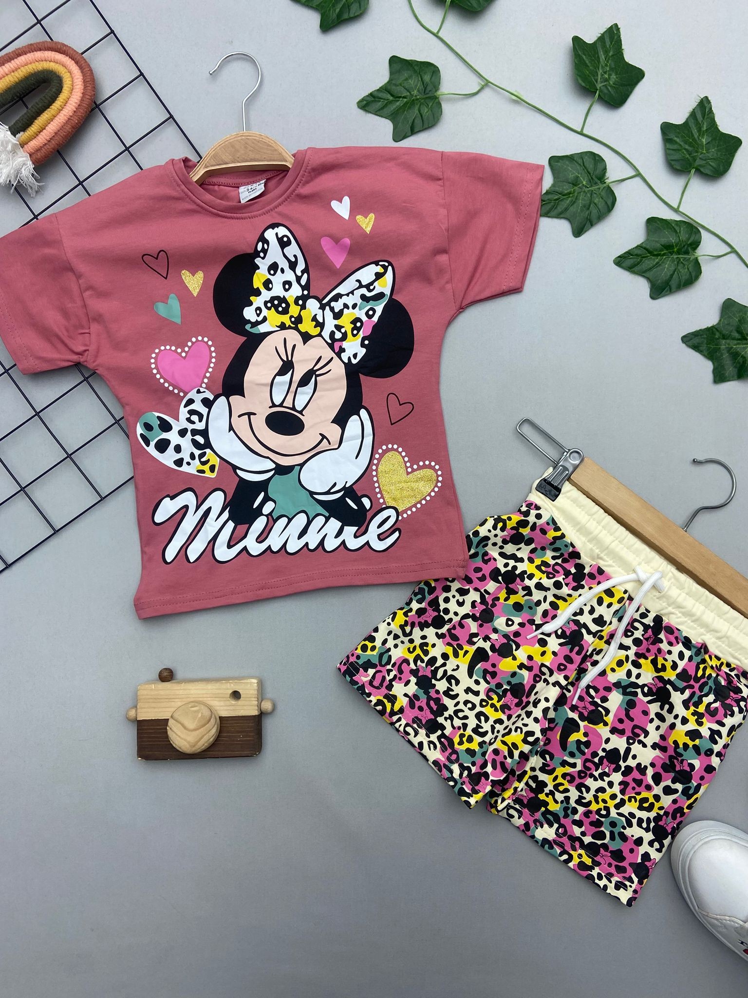 MINNIE BASKILI KIZ ÇOCUK TAKIM