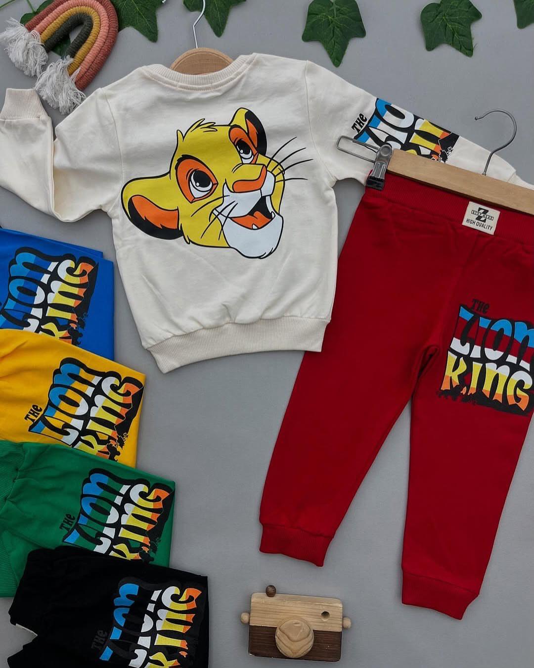 LION KING YAZILI ERKEK COCUK TAKIM