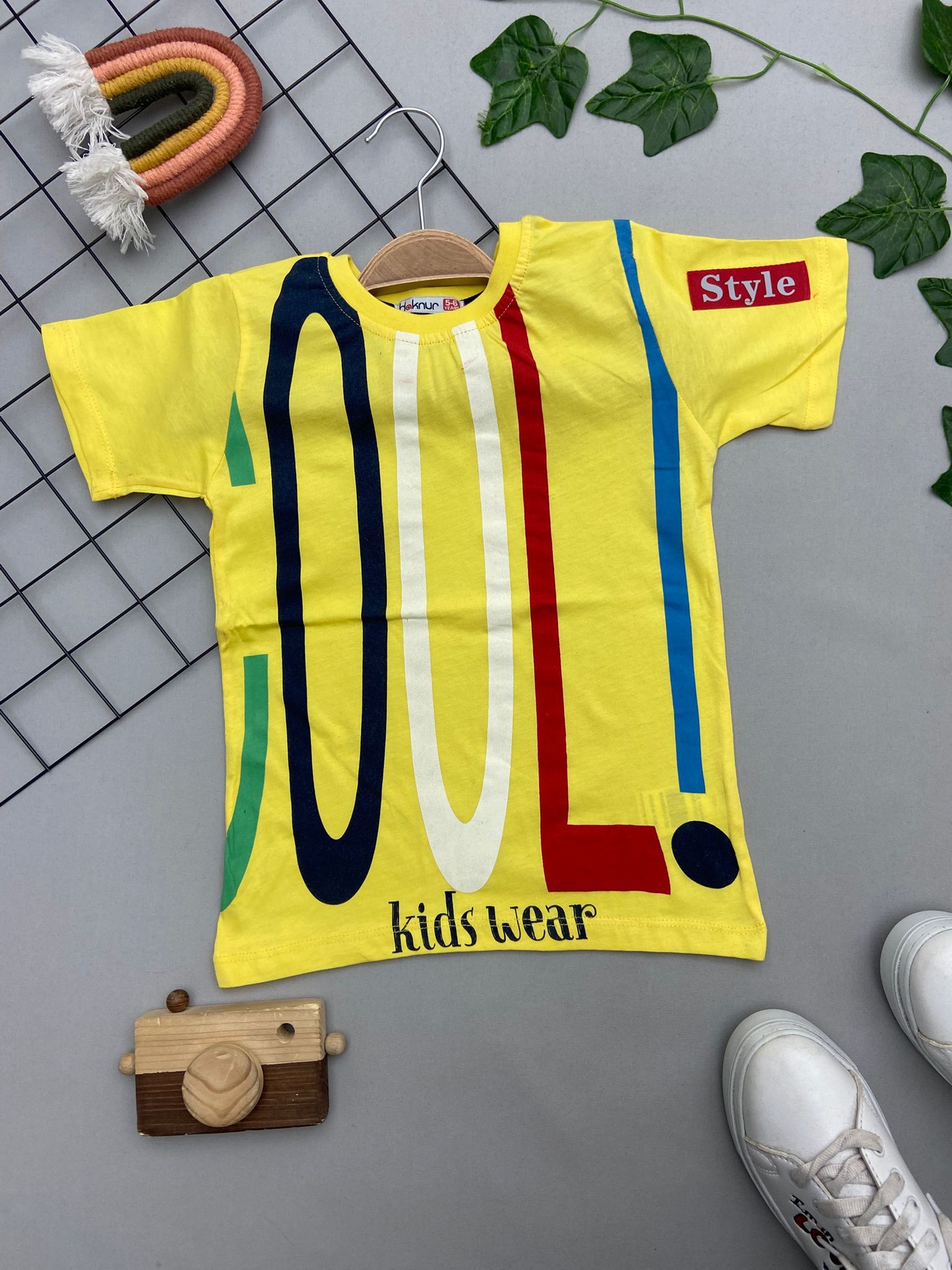 KIDS WEAR YAZILI ERKEK COCUK TAKIM
