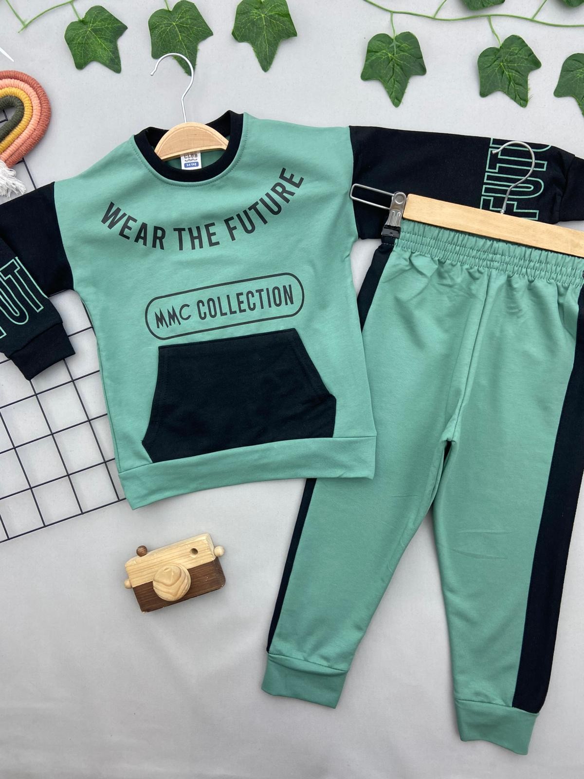 WEAR THE FUTURE YAZILI ERKEK COCUK TAKIM