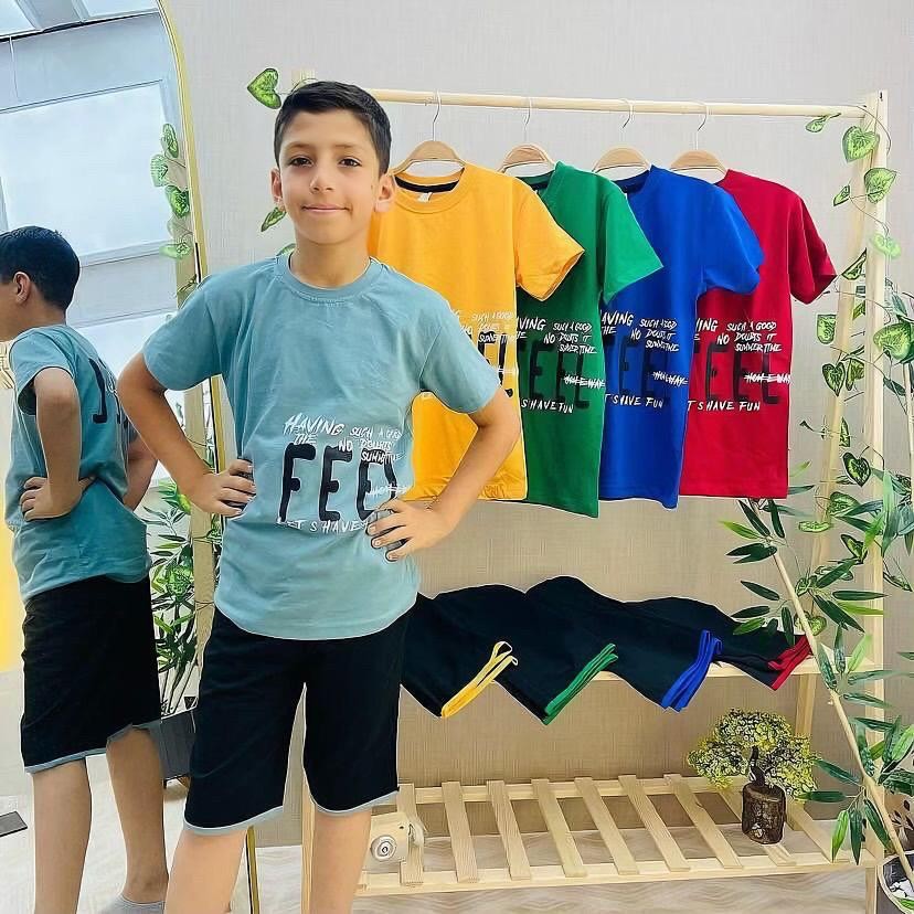 FEEL YAZILI ERKEK ÇOCUK TAKIM
