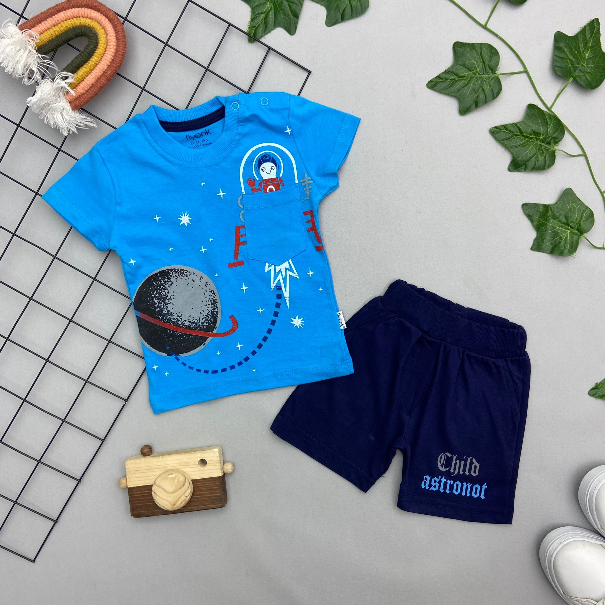 ASTRONOT BASKILI ERKEK BEBEK TAKIM