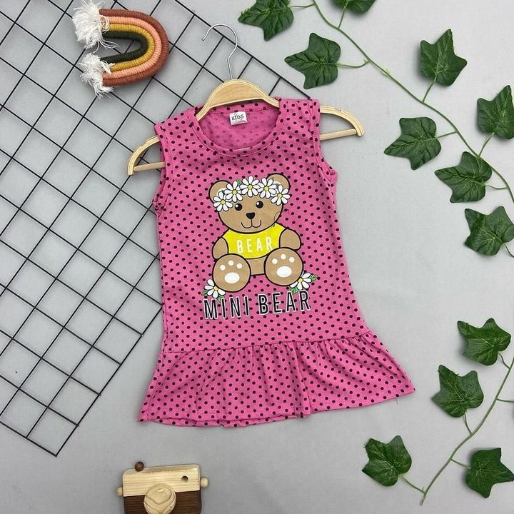 ⭐ MINI BEAR YAZILI KIZ T-SHIRT