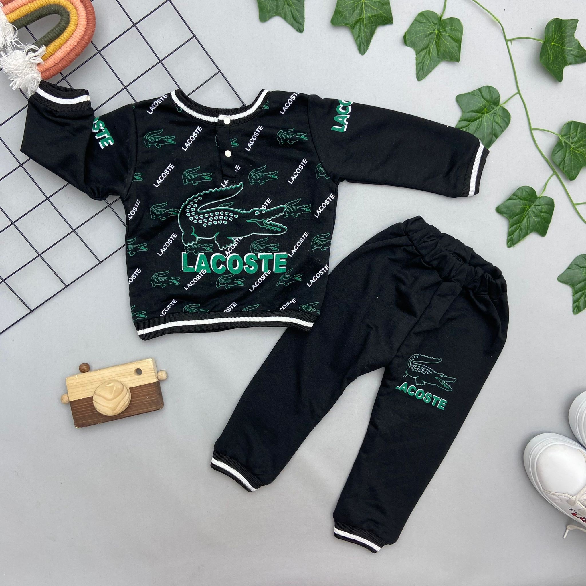 LACOSTE  BASKILI ERKEK BEBEK TAKIM