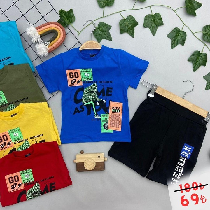 ⭐ KANSAI YAZILI ERKEK ÇOCUK TAKIM
