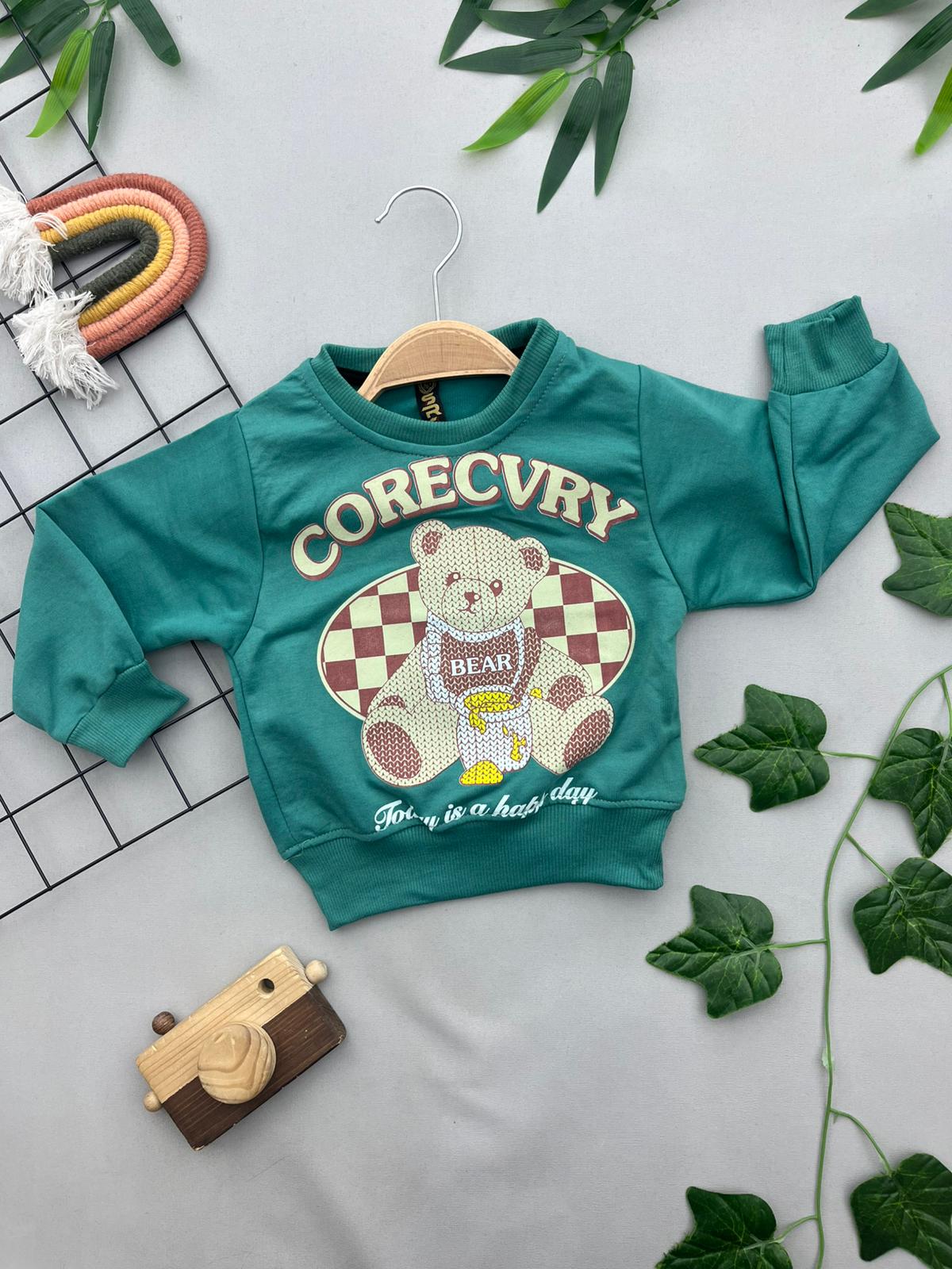 BEAR YAZILI ERKEK COCUK SWEATSHIRT