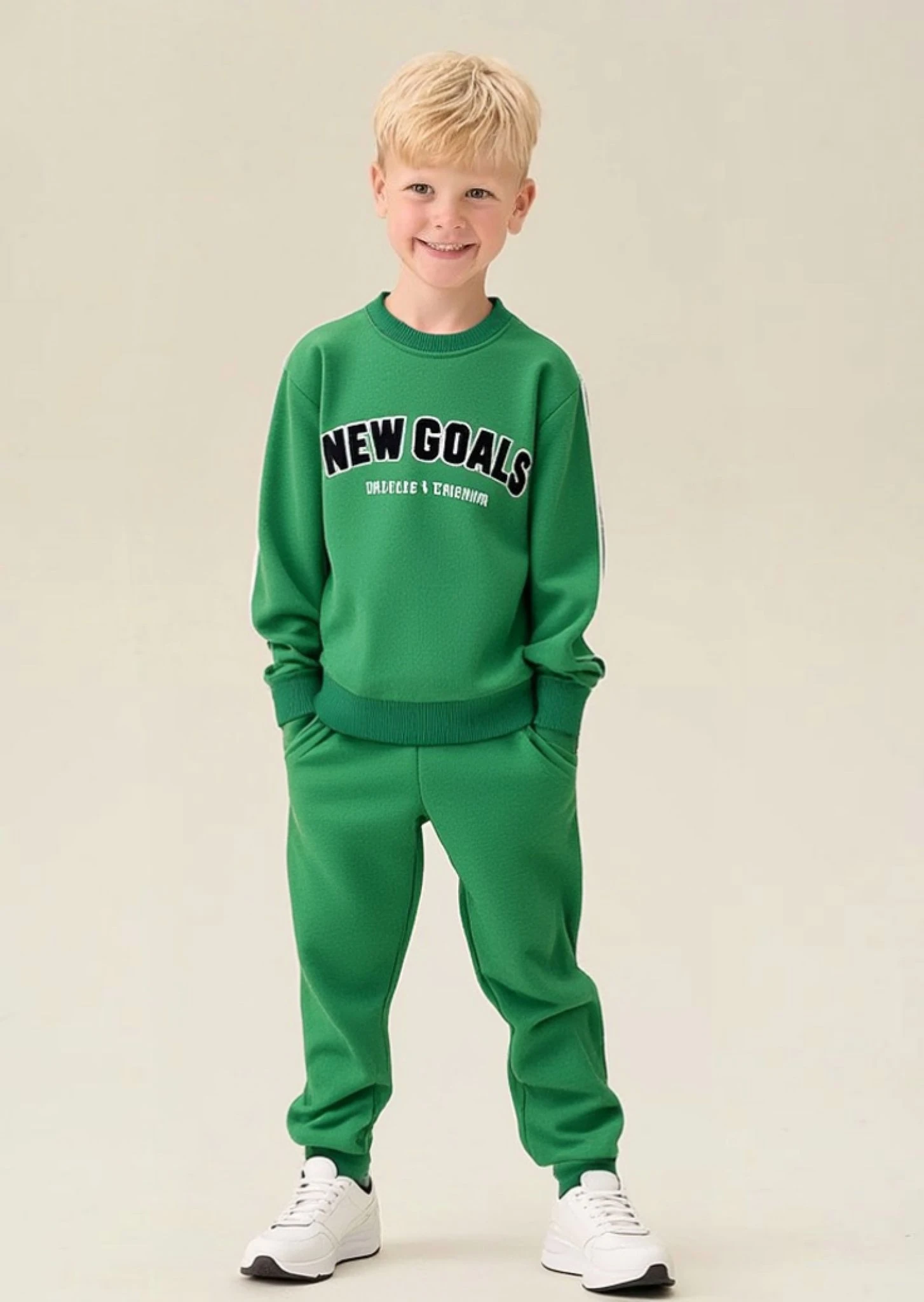 NEW GOALS YAZILI ERKEK COCUK TAKIM