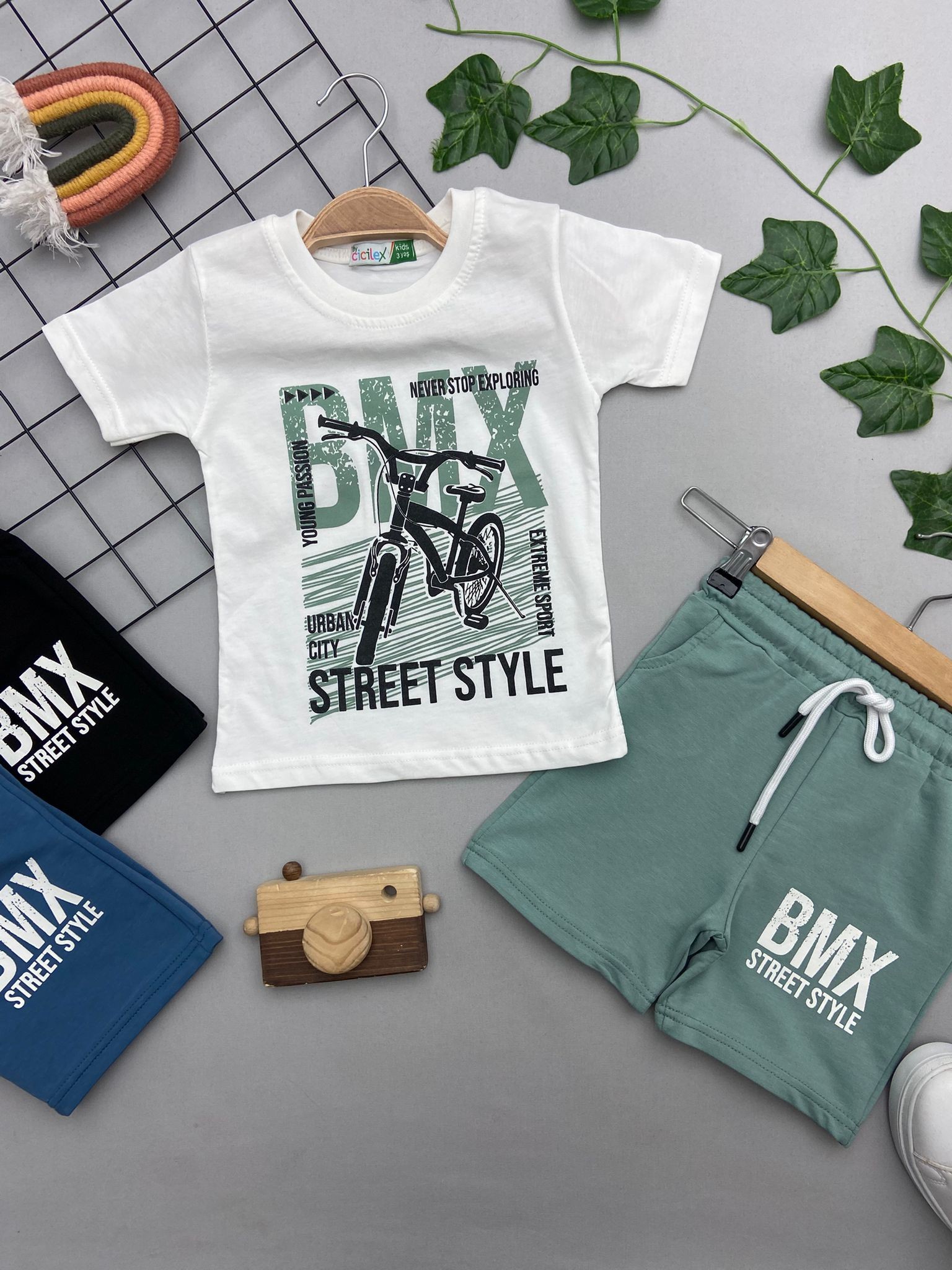 STREET STYLEE YAZILI KIZ ÇOCUK TAKIM