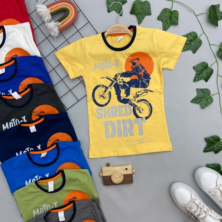 MOTO-X YAZILI ERKEK ÇOCUK ÜST