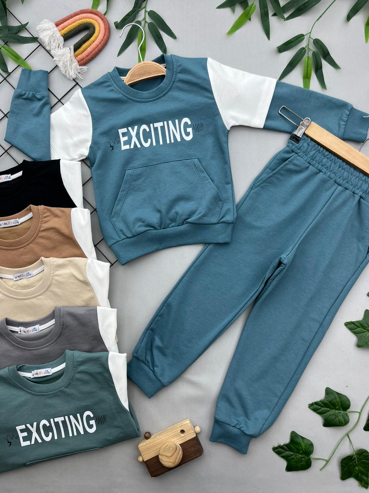 EXCITING YAZILI ERKEK COCUK TAKIM