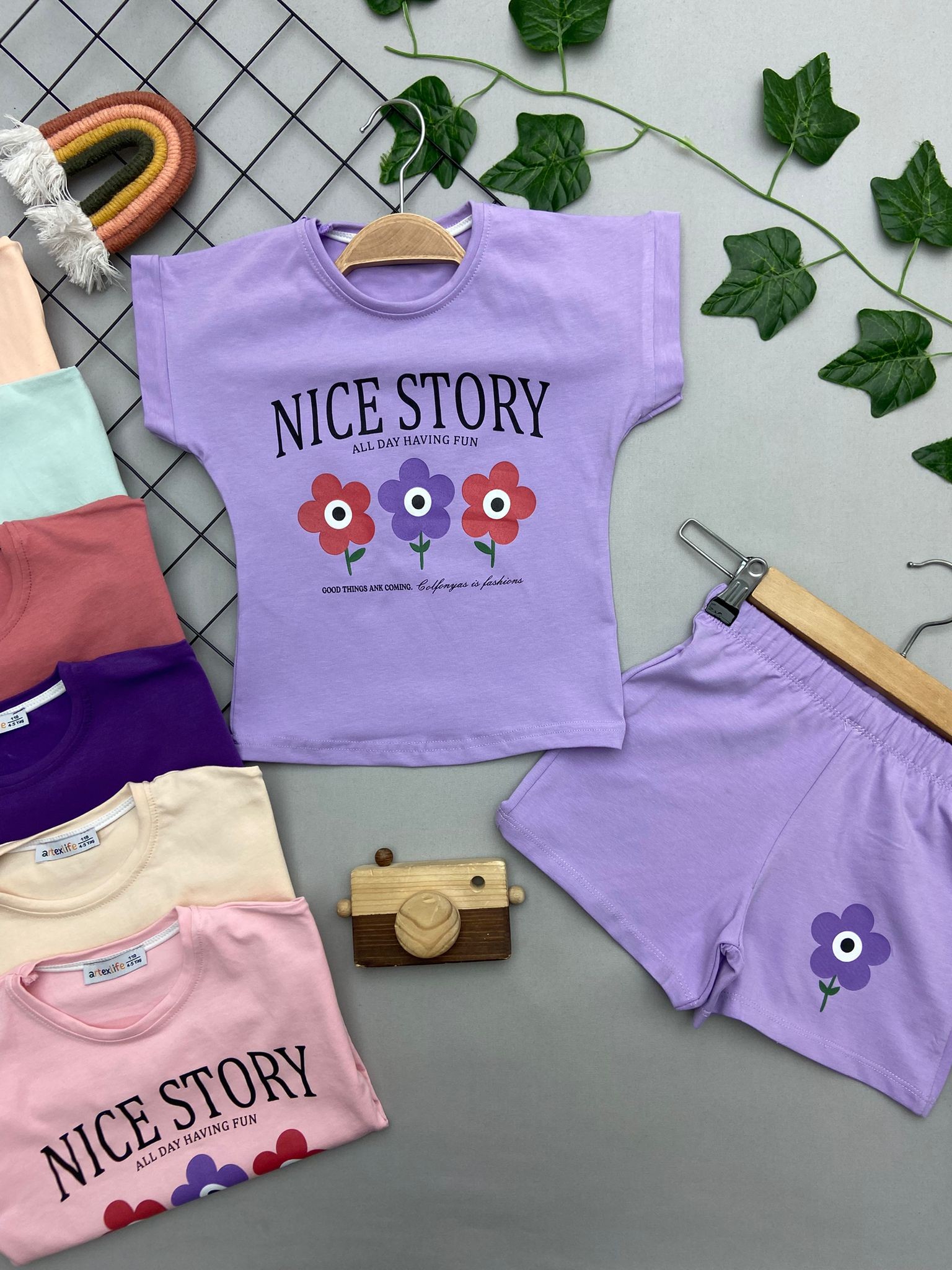 NICE STORY YAZI KIZ COCUK TAKIM