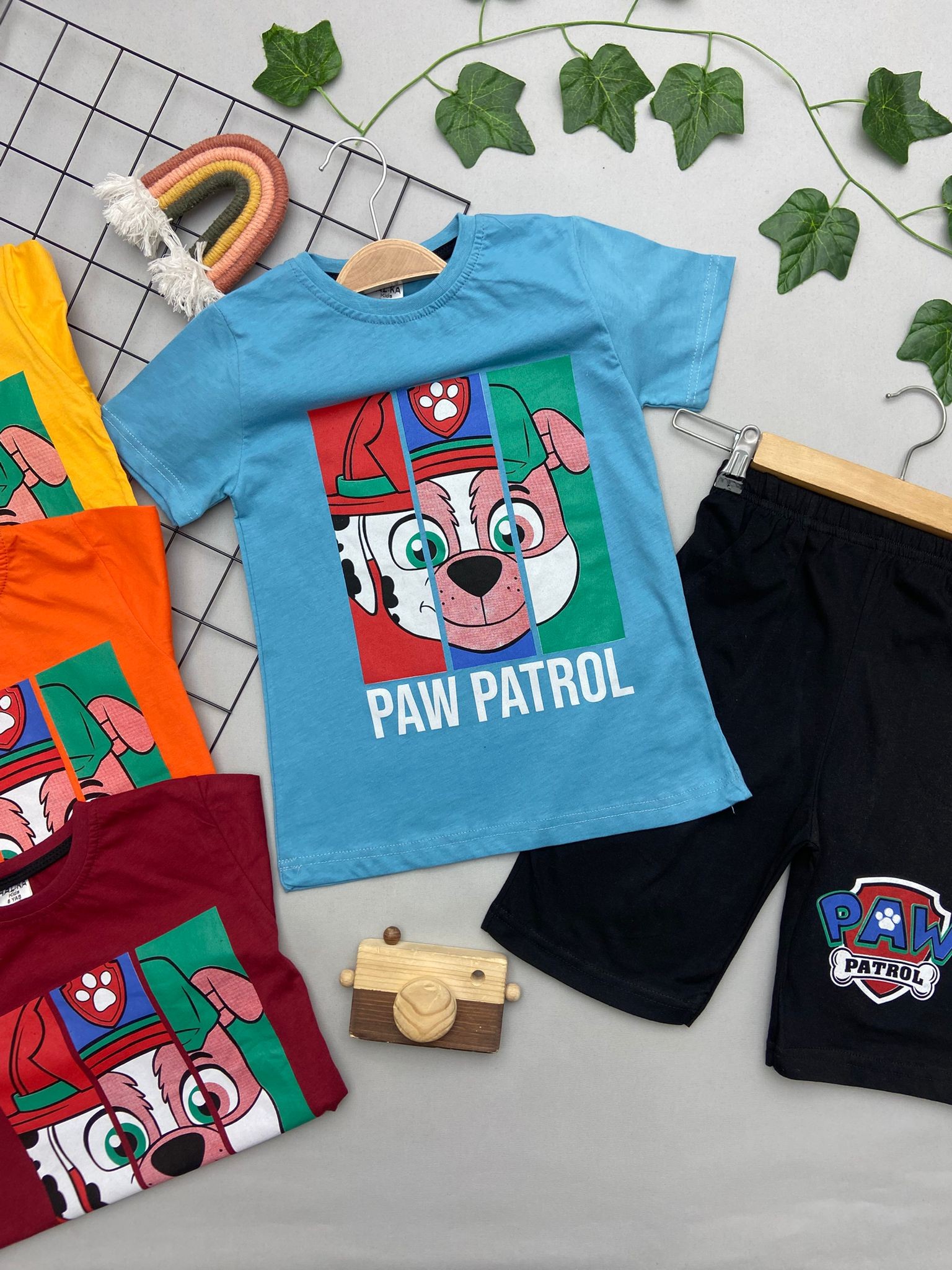 PAW PATROLL YAZILI ERKEK ÇOCUK TAKIM