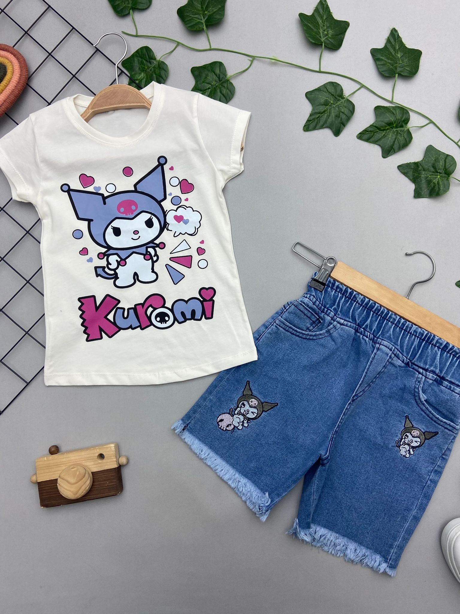 KUROMI BASKILI KIZ COCUK TAKIM