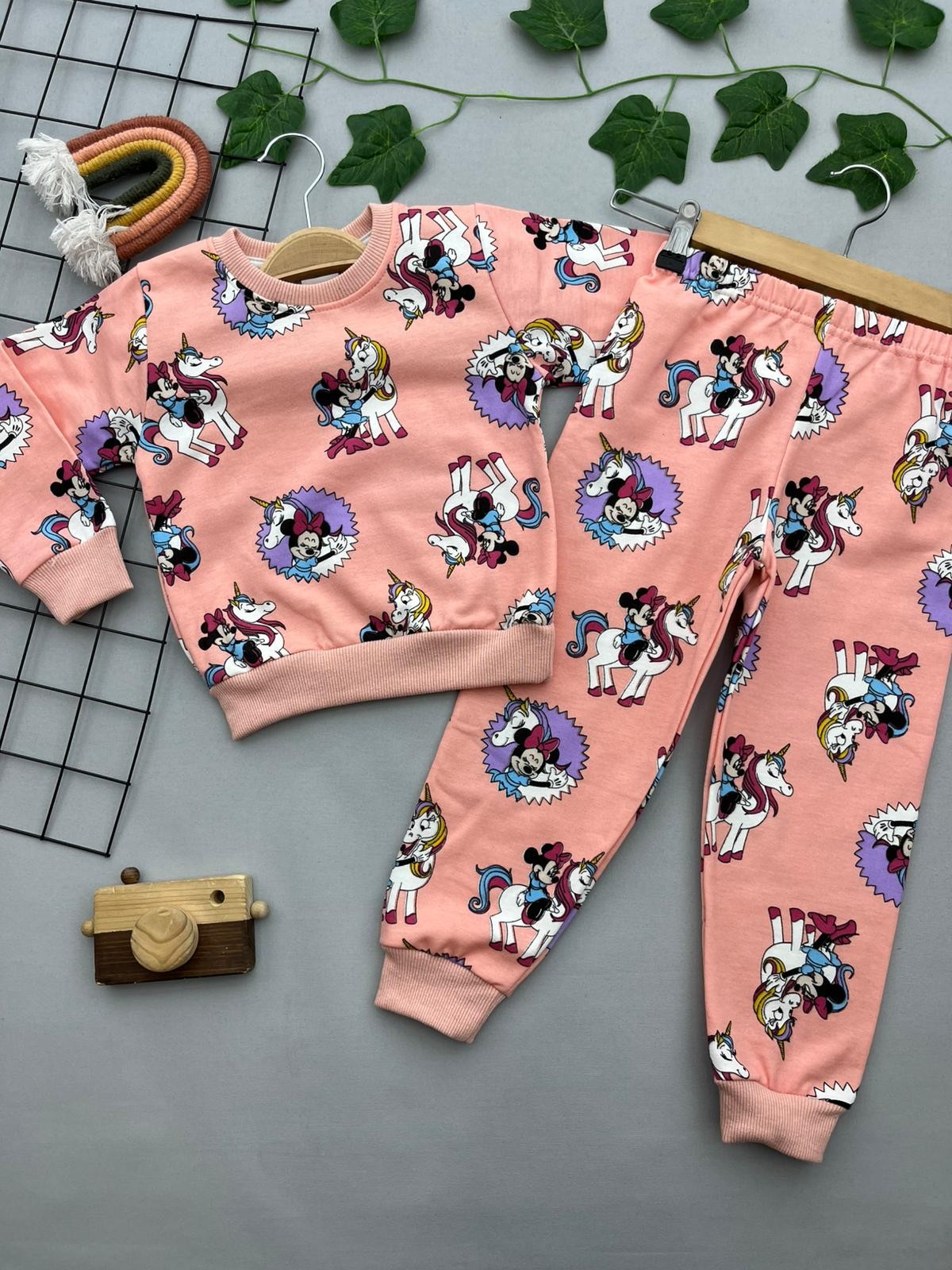 UNICORN&MICKEY BASKILI KIZ COCUK TAKIM