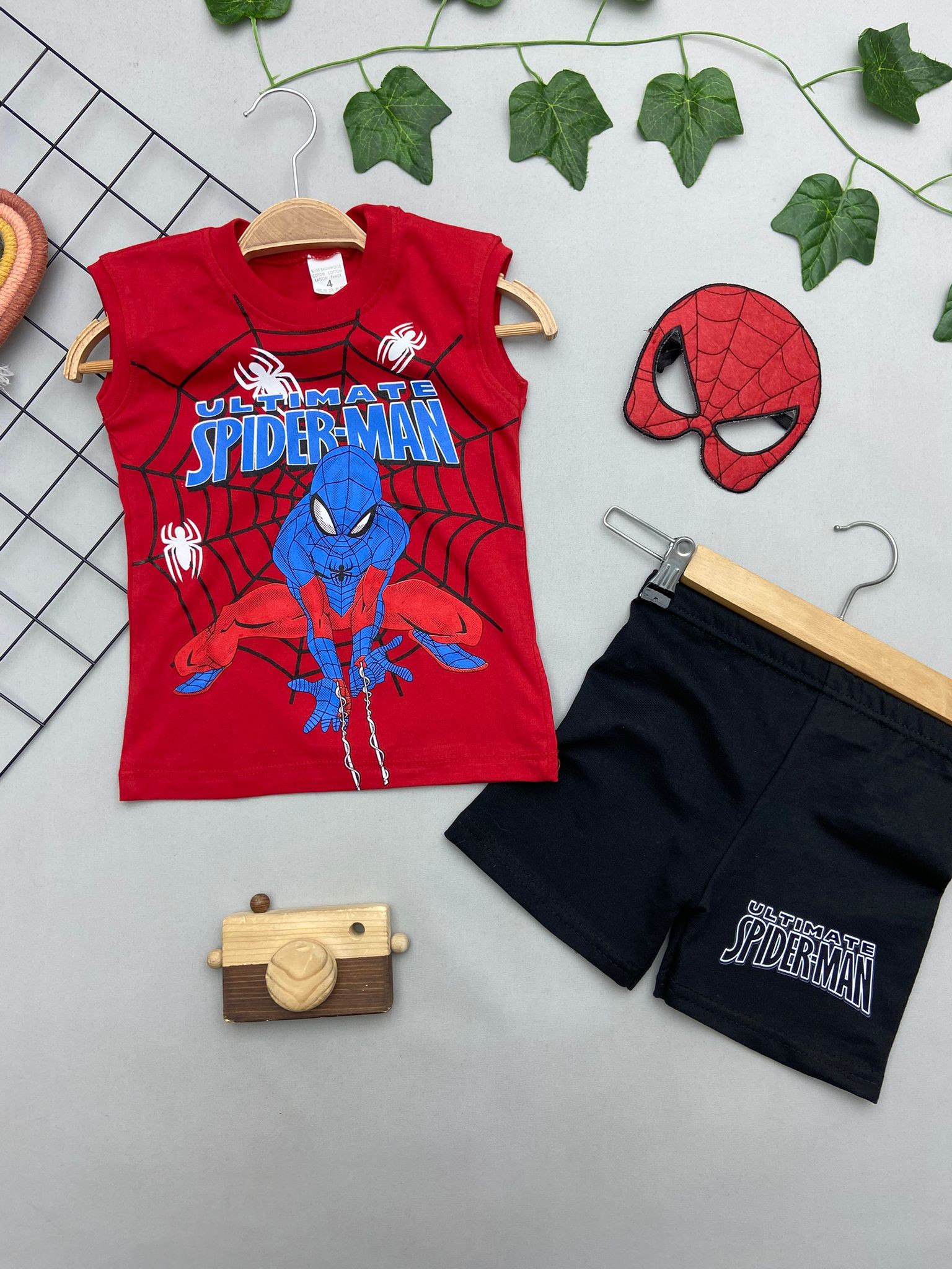SPIDERMAN BASKILI ERKEK COCUK TAKIM