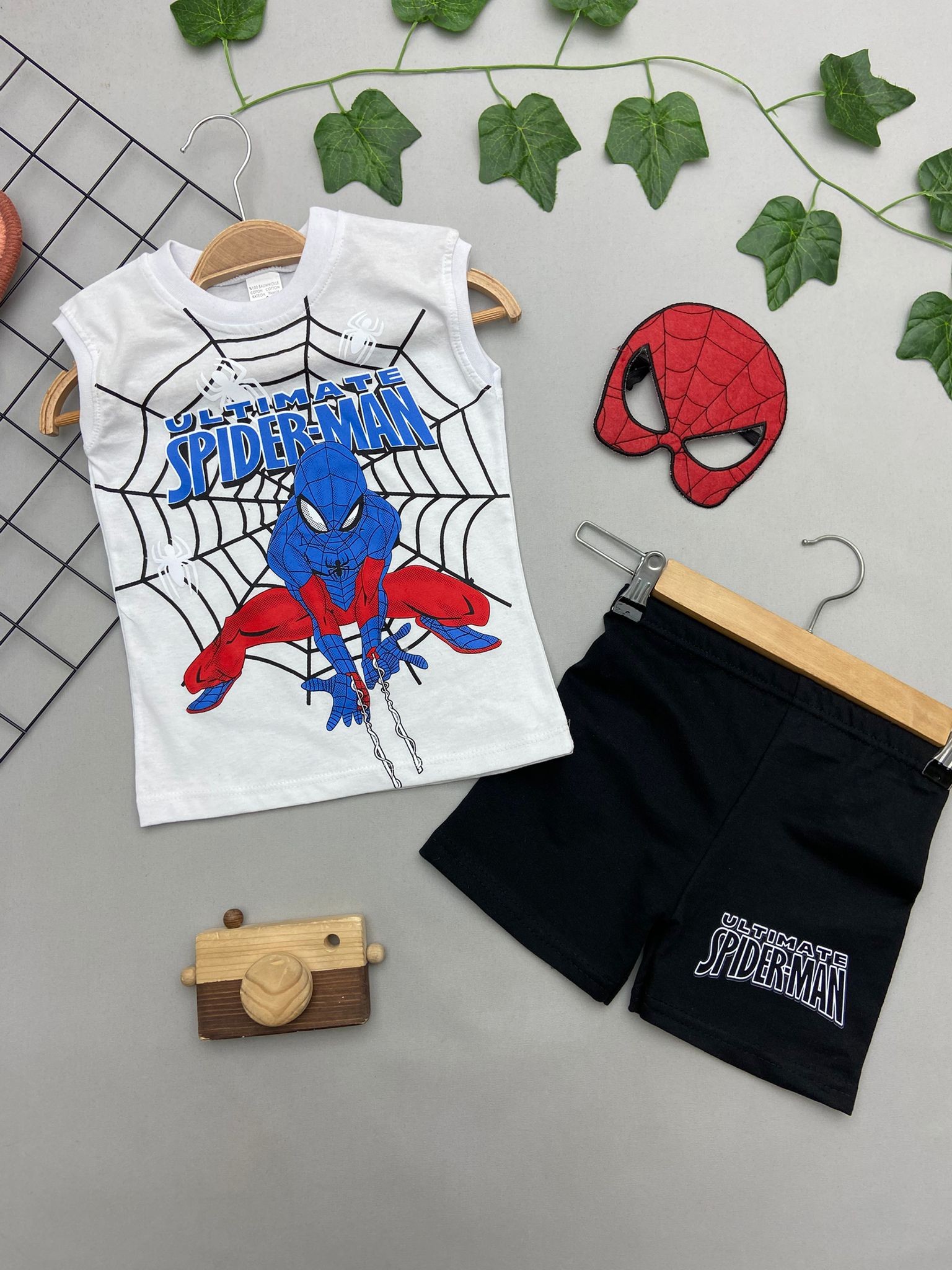 SPIDERMAN BASKILI ERKEK COCUK TAKIM