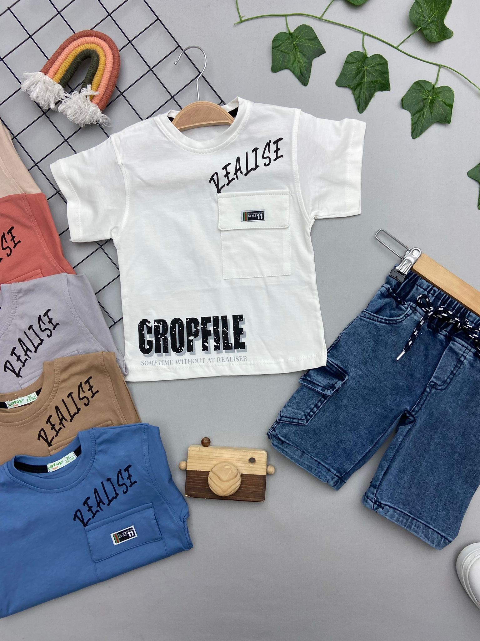 REALISE YAZILI ERKEK COCUK TAKIM