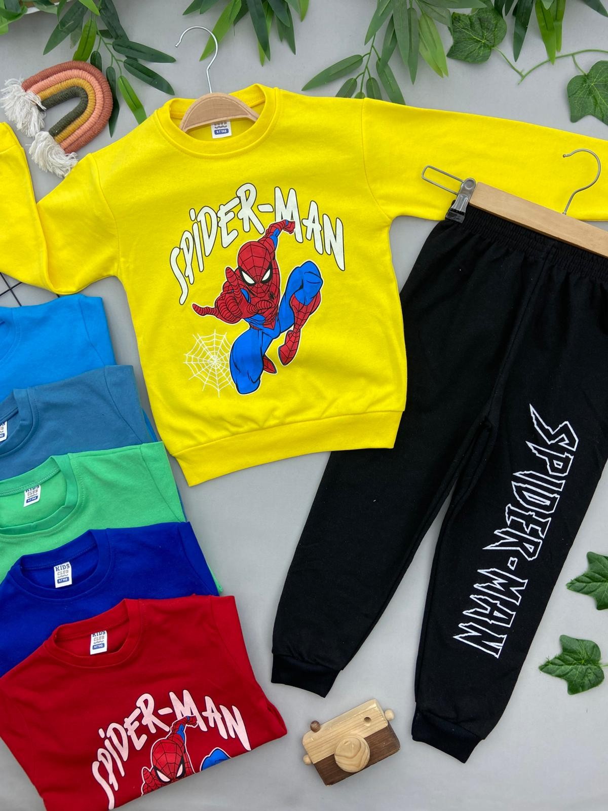 SPIDERMAN BASKILI ERKEK COCUK TAKIM