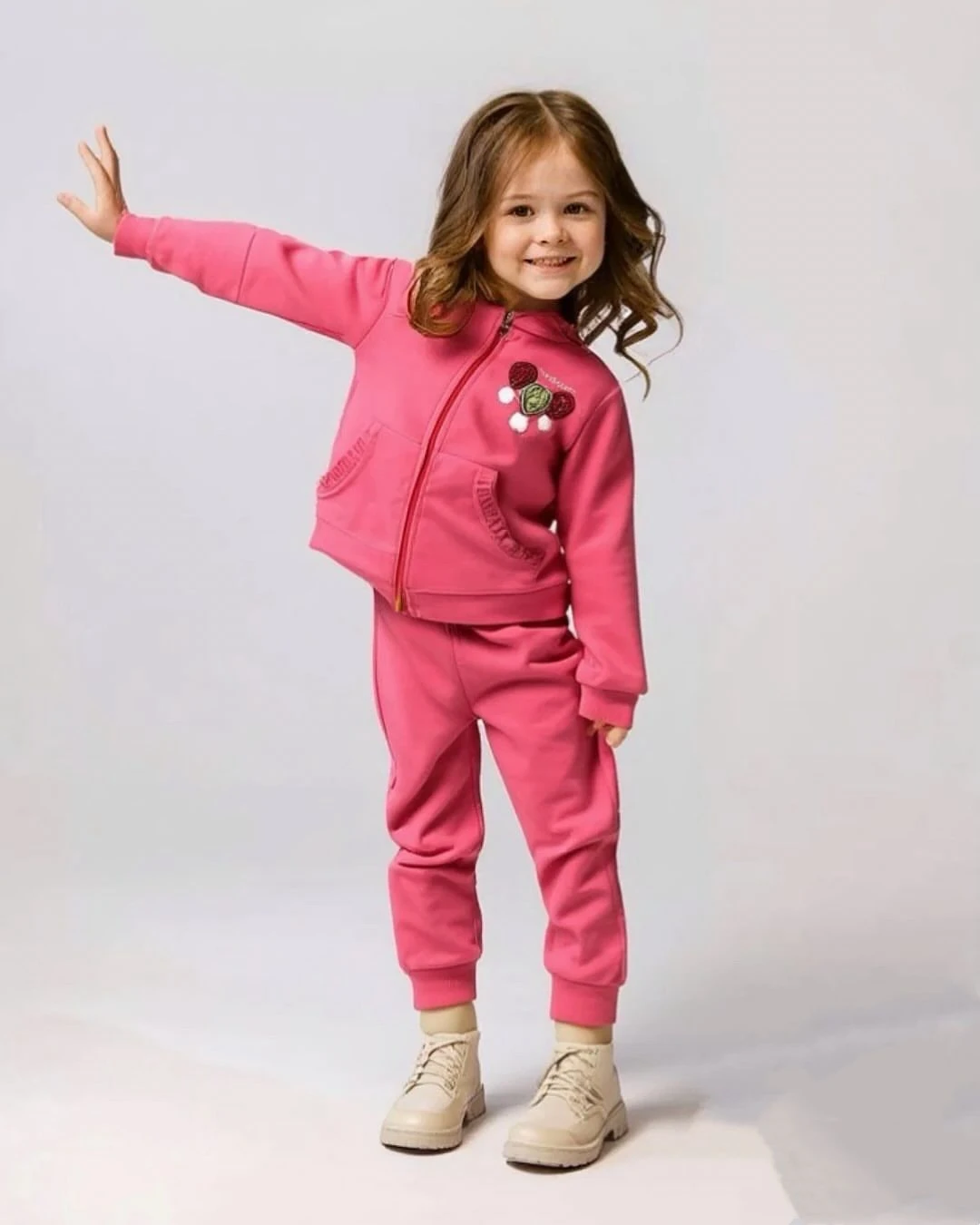 LETS FLY YAZILI KIZ COCUK TAKIM