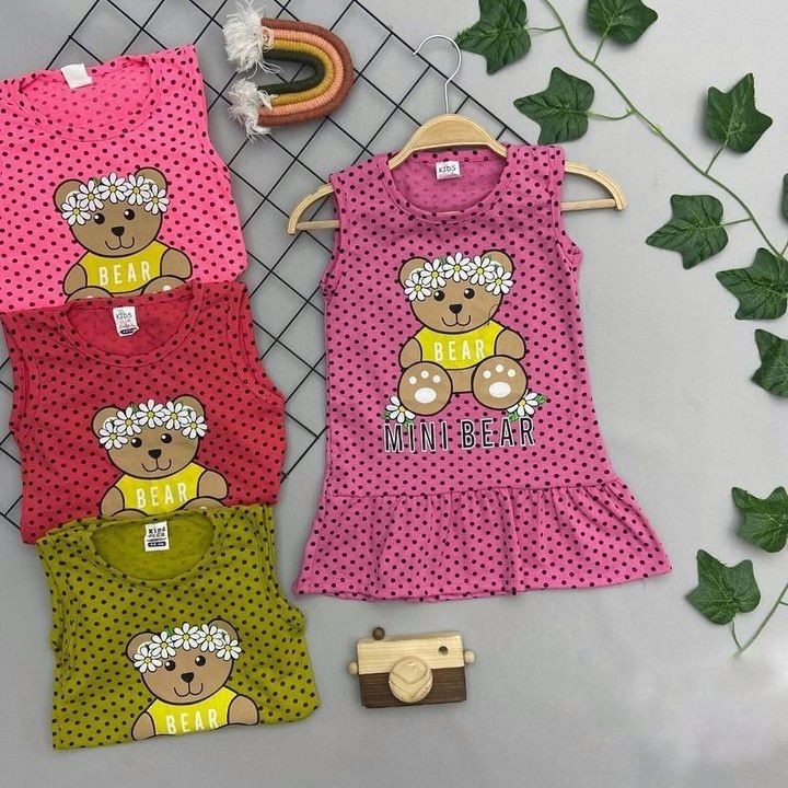 ⭐ MINI BEAR YAZILI KIZ T-SHIRT