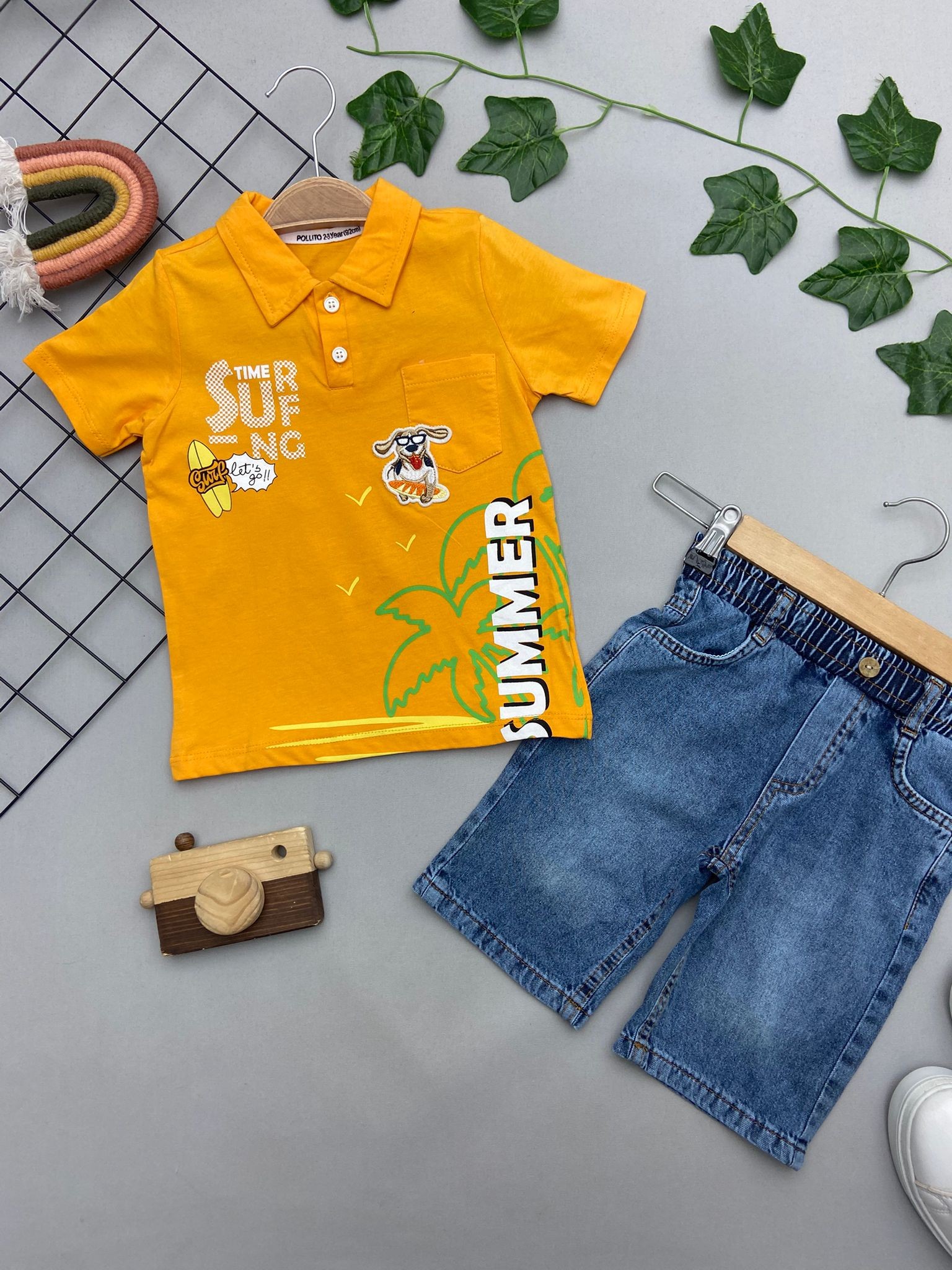 SUMMER YAZILI ERKEK COCUK TAKIM