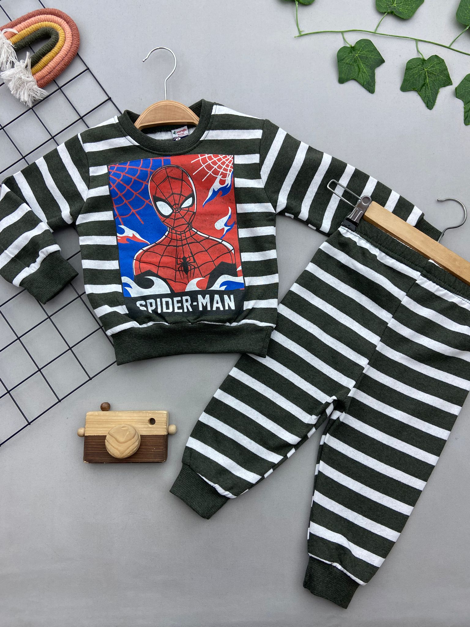 SPIDERMAN BASKILI ERKEK COCUK TAKIM