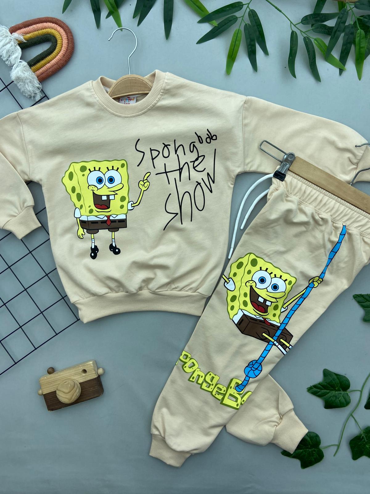 SÜNGER BOB BASKILI ERKEK COCUK TAKIM
