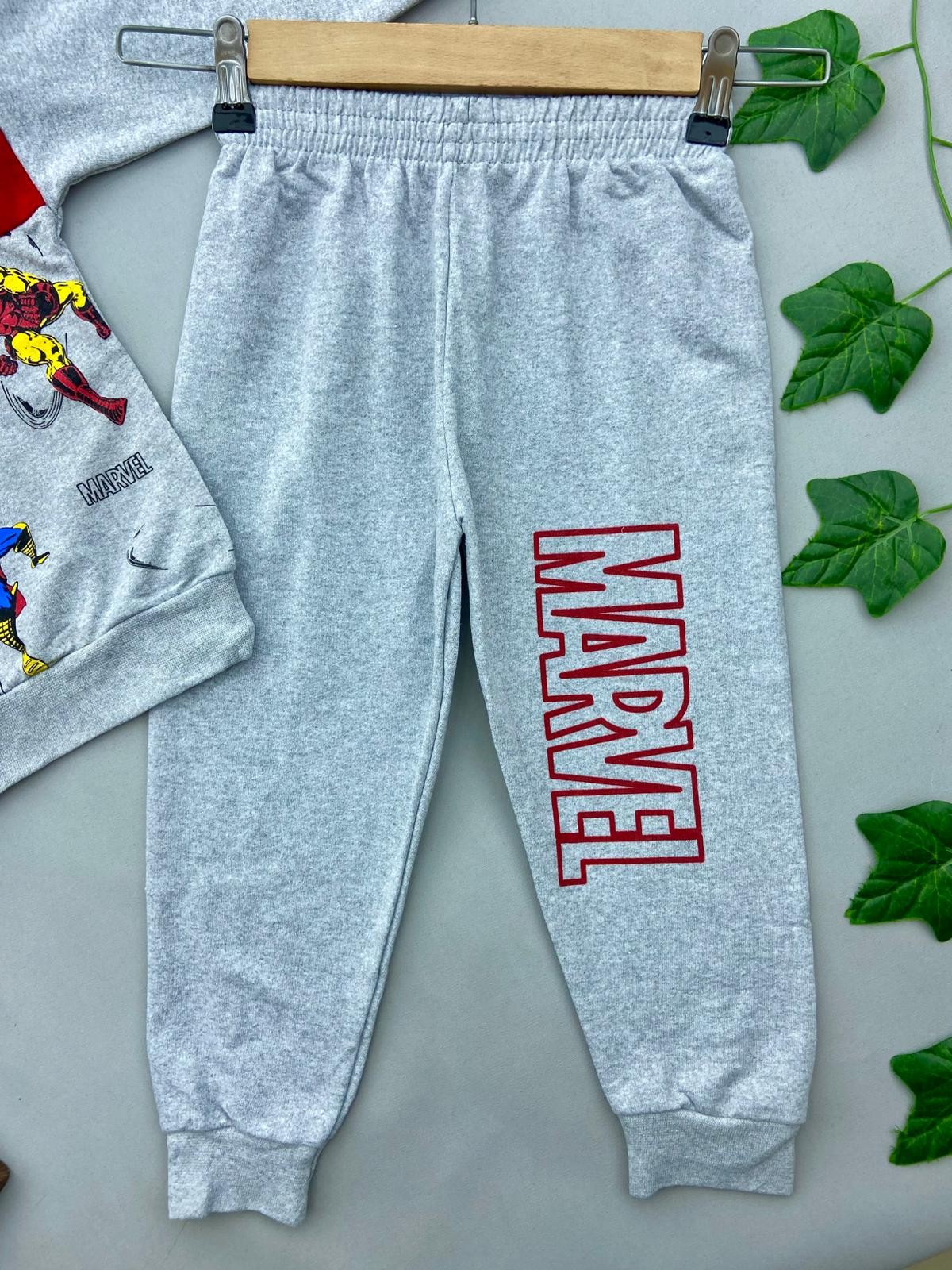 MARVEL BASKILI ERKEK COCUK TAKIM