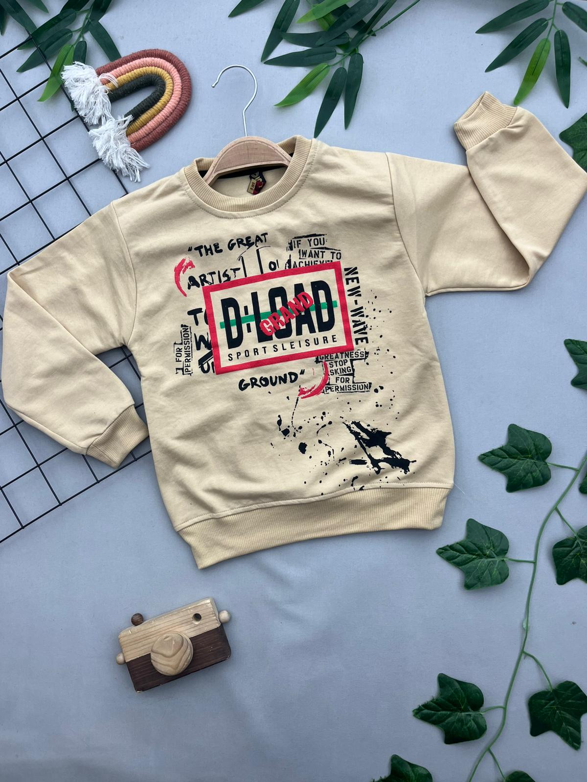 GRAND YAZILI ERKEK COCUK SWEATSHIRT