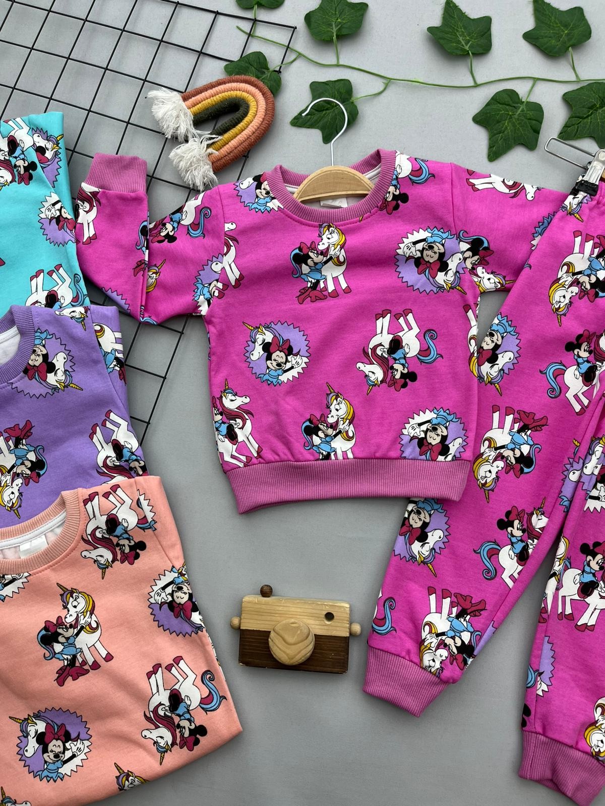 UNICORN&MICKEY BASKILI KIZ COCUK TAKIM