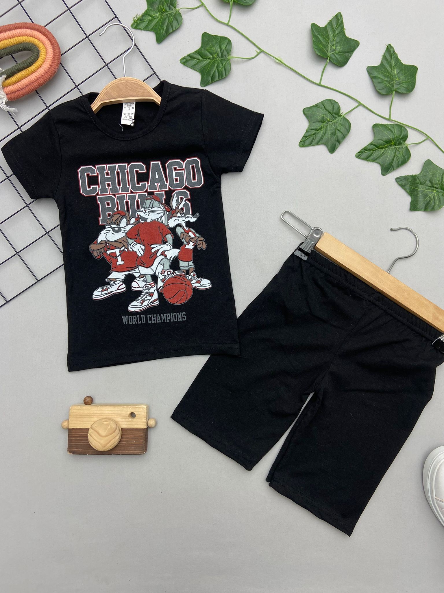 CHICAGO YAZILI ERKEK COCUK TAKIM