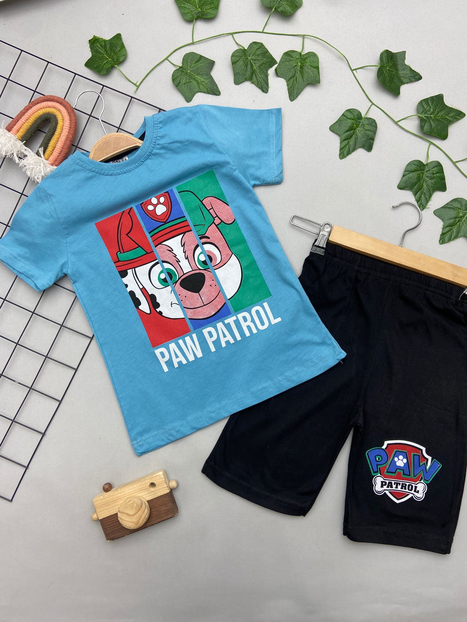 PAW PATROLL YAZILI ERKEK ÇOCUK TAKIM