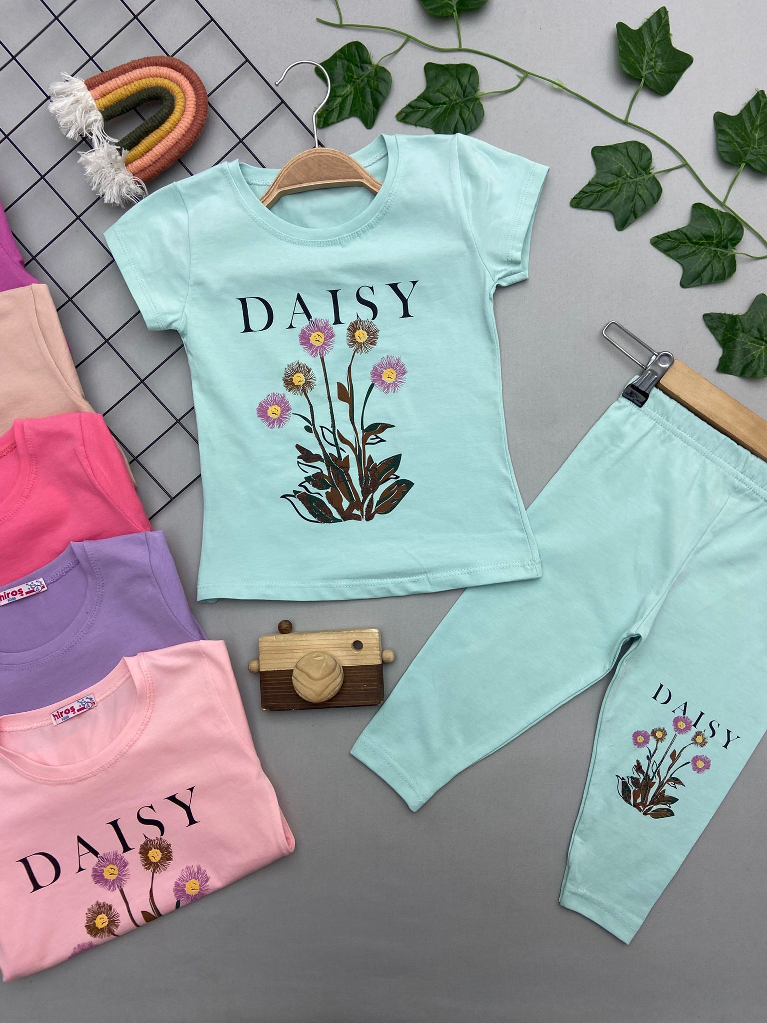 DAISY YAZILI KIZ COCUK TAKIM