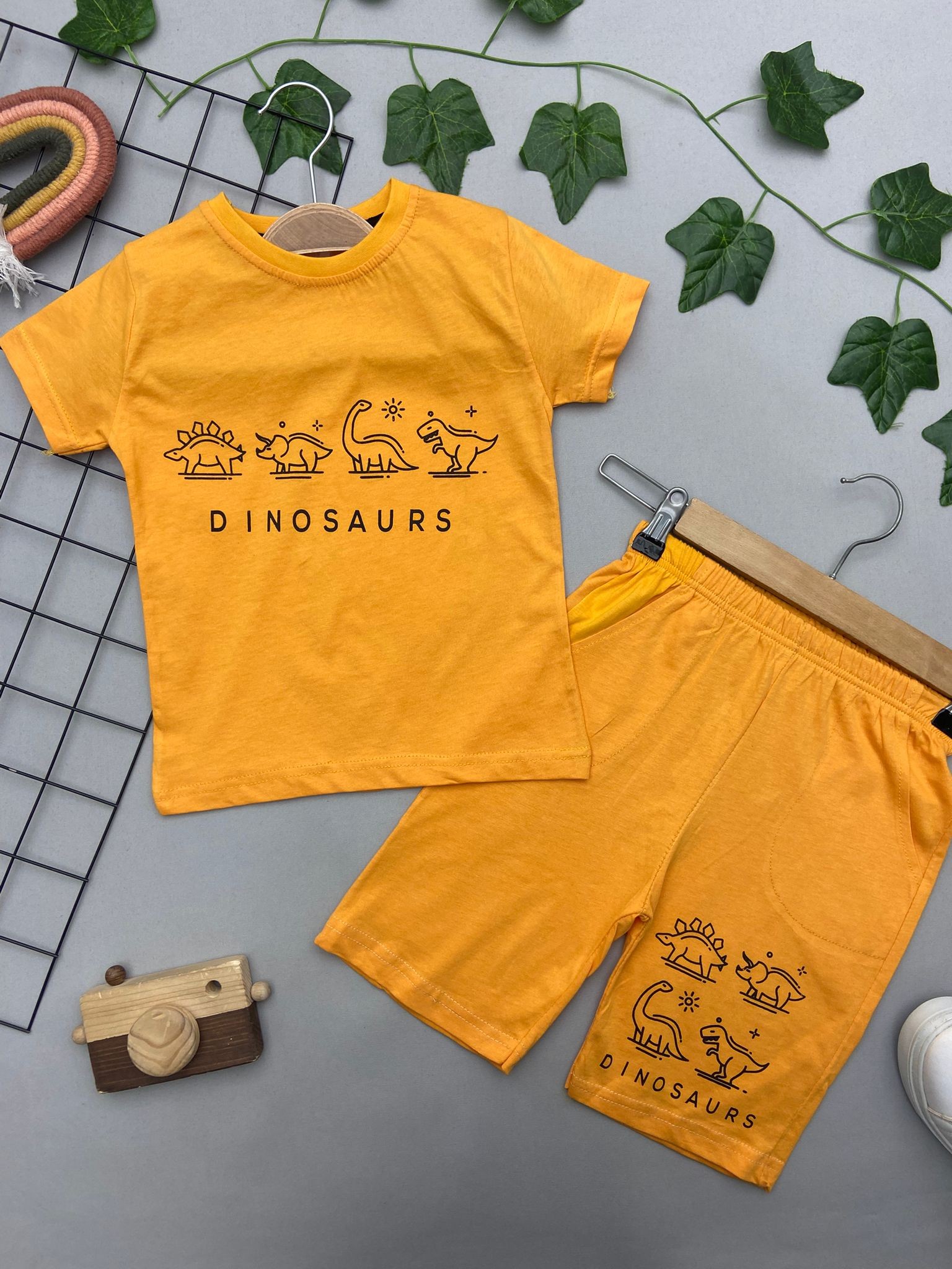 DINOSAURS BASKILI ERKEK ÇOCUK TAKIM