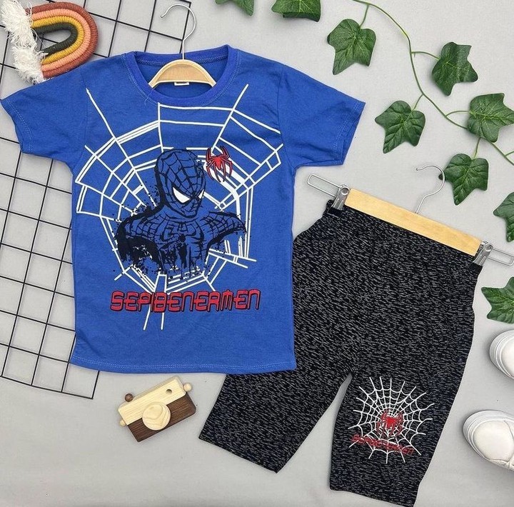 SPIDERMAN BASKILI ERKEK ÇOCUK TAKIM