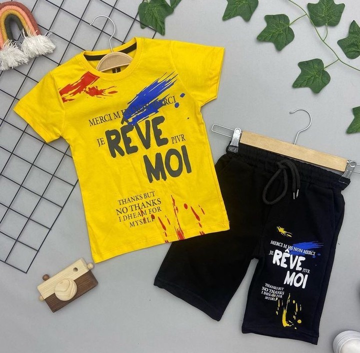⭐ REVEMO YAZILI ERKEK ÇOCUK TAKIM