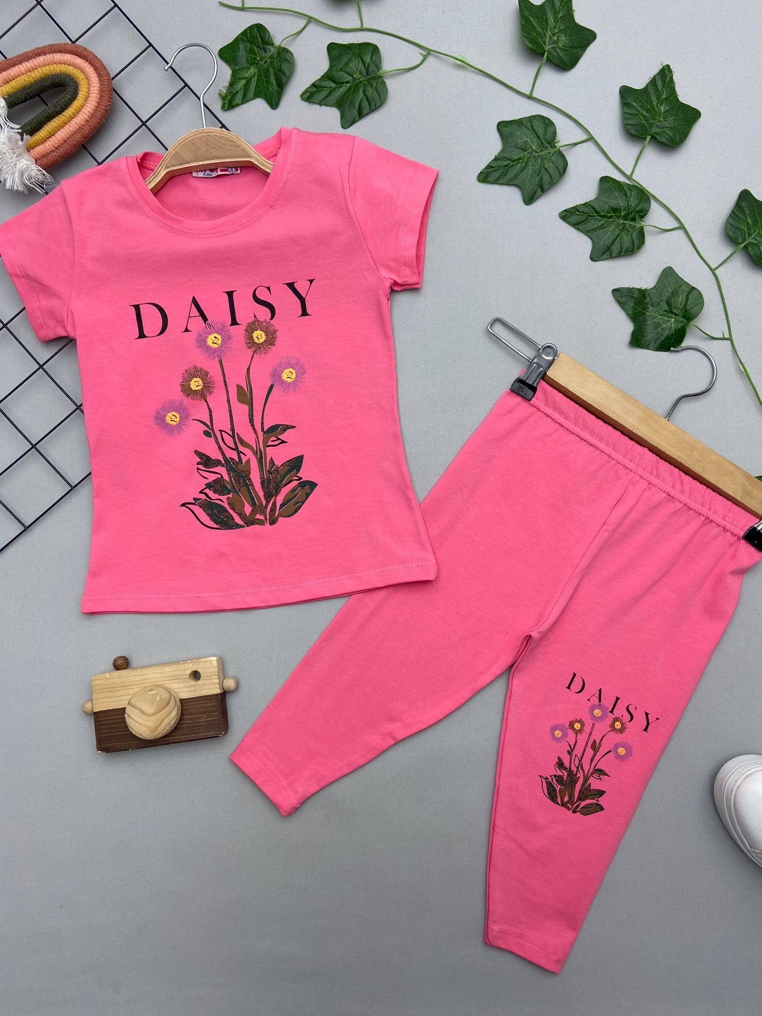 DAISY YAZILI KIZ COCUK TAKIM