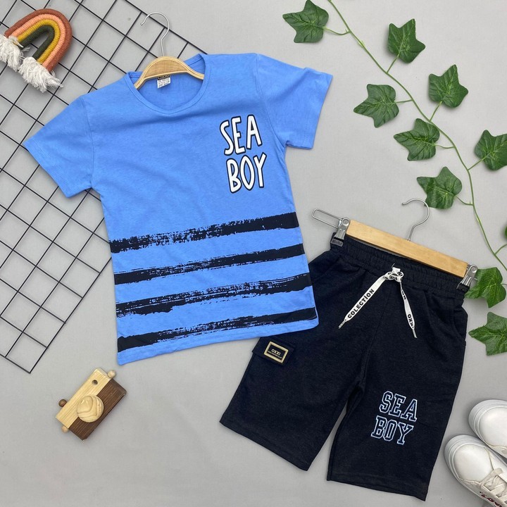 SEA BOY YAZILI ERKEK ÇOCUK TAKIM
