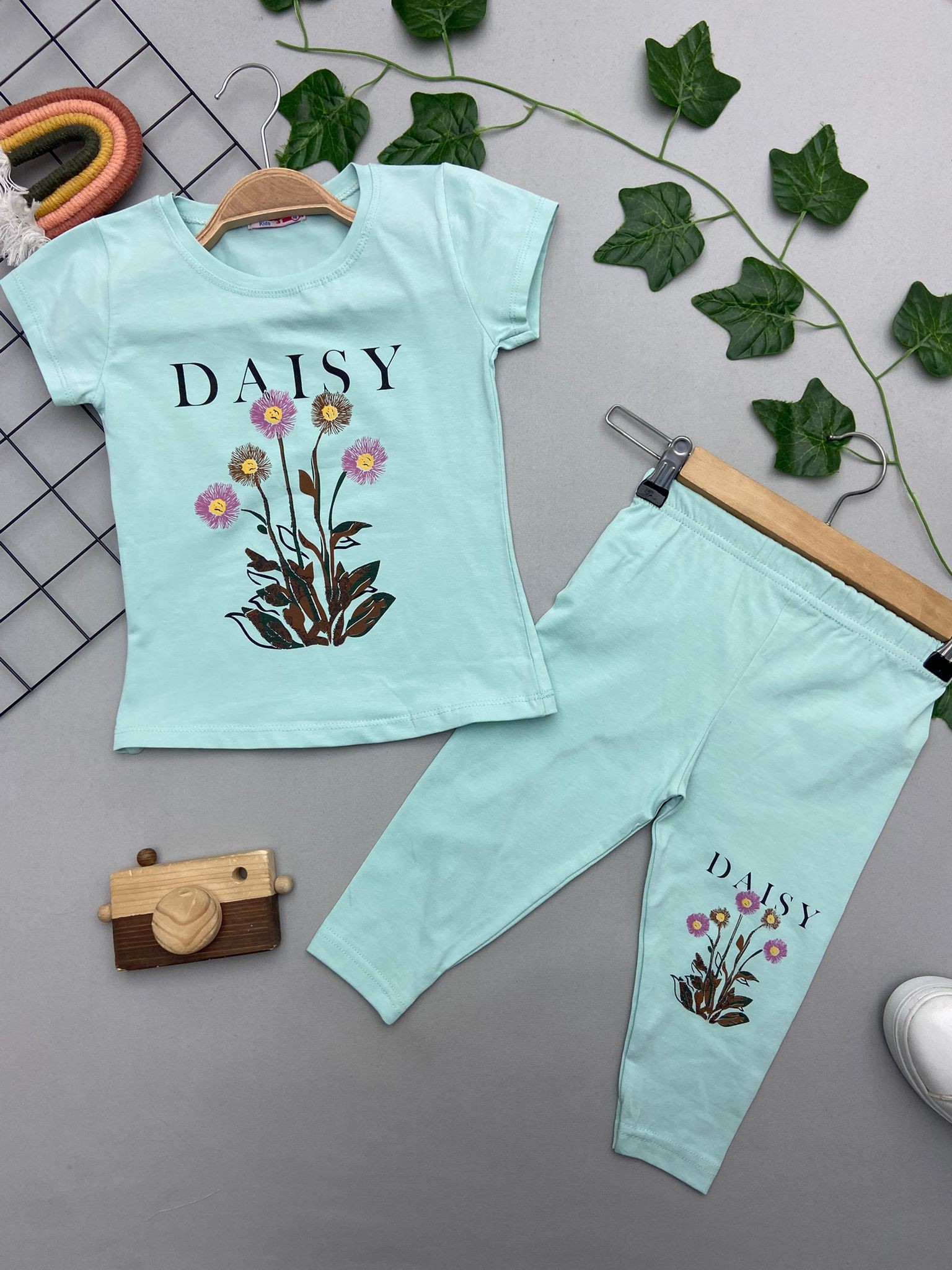 DAISY YAZILI KIZ COCUK TAKIM