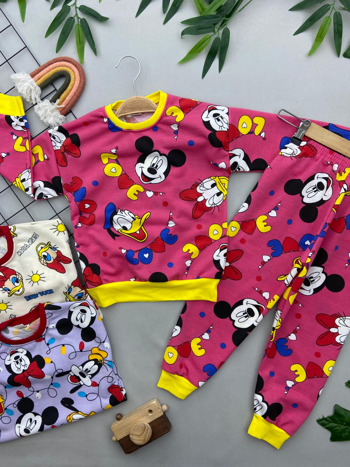 KARISIK DESENLI KIZ COCUK TAKIM