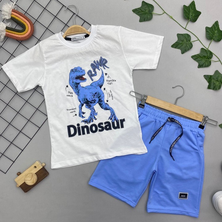 RAWR YAZILI ERKEK ÇOCUK TAKIM