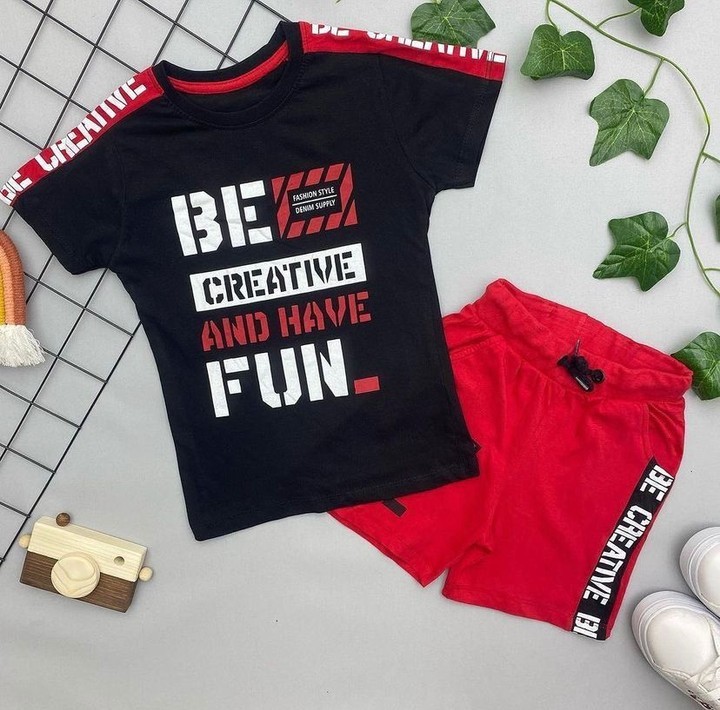 ⭐ CREATIVE YAZILI ERKEK ÇOCUK TAKIM