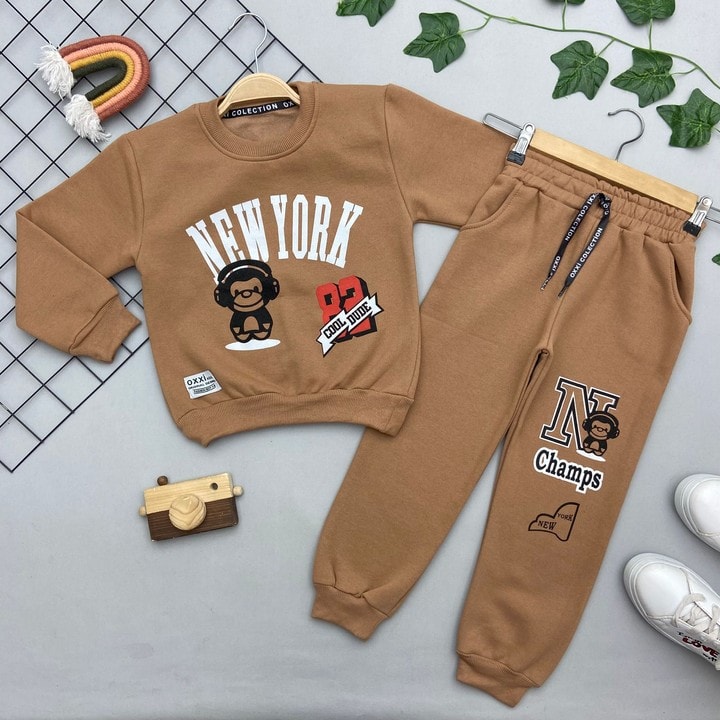 NEW YORK YAZILI ERKEK ÇOCUK TAKIM