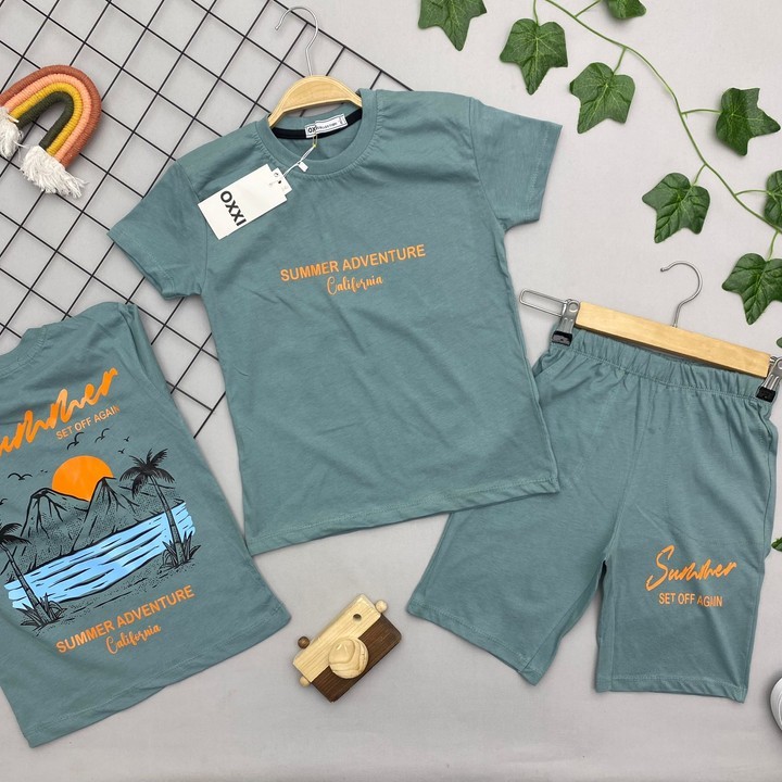 SUMMER YAZILI ERKEK ÇOCUK TAKIM