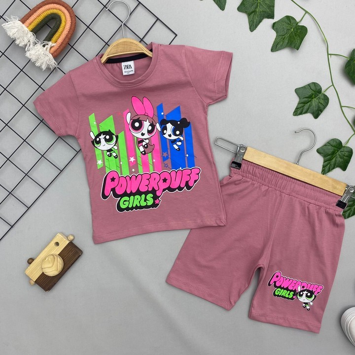 POWERPUFF BASKILI KIZ ÇOCUK TAKIM