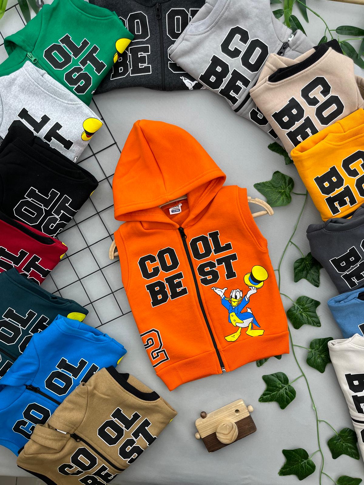COOL BEST YAZILI ERKEK COCUK YELEK